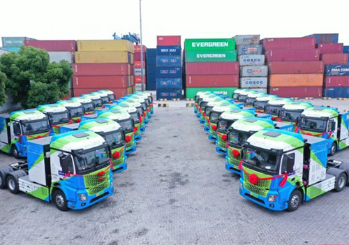 Des camions à hydrogène mis en service