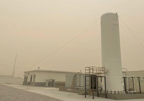 La centrale électrique fixe de 100 kW a été réceptionnée, réalisant la construction conjointe d'un véhicule + d'un navire + d'une production d'électricité.