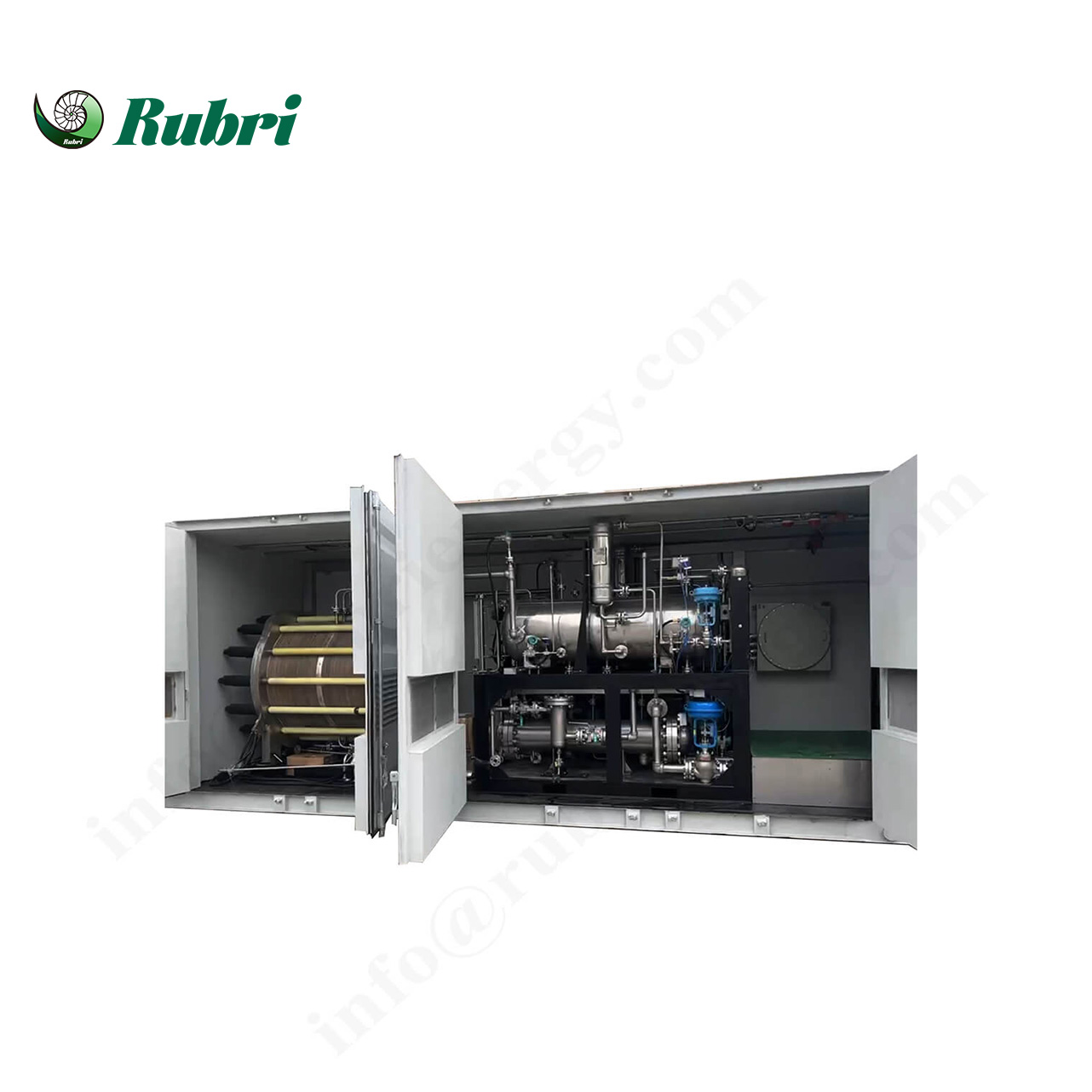 Électrolyseur alcalin industriel à gaz hydrogène 1 000 Nm³/h 5 000 kW