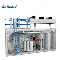 Système de production d'hydrogène par électrolyse de l'eau alcaline 500 Nm³/h 2 500 kW