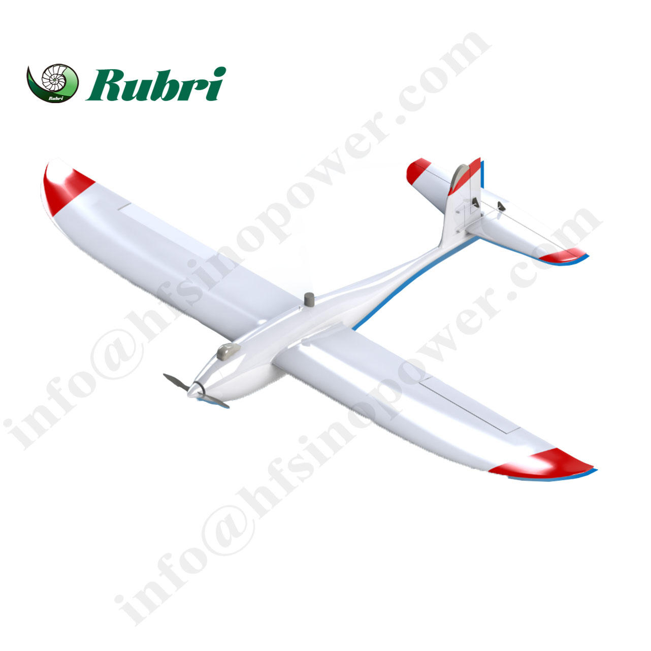 Drone à voilure fixe lancé à la main