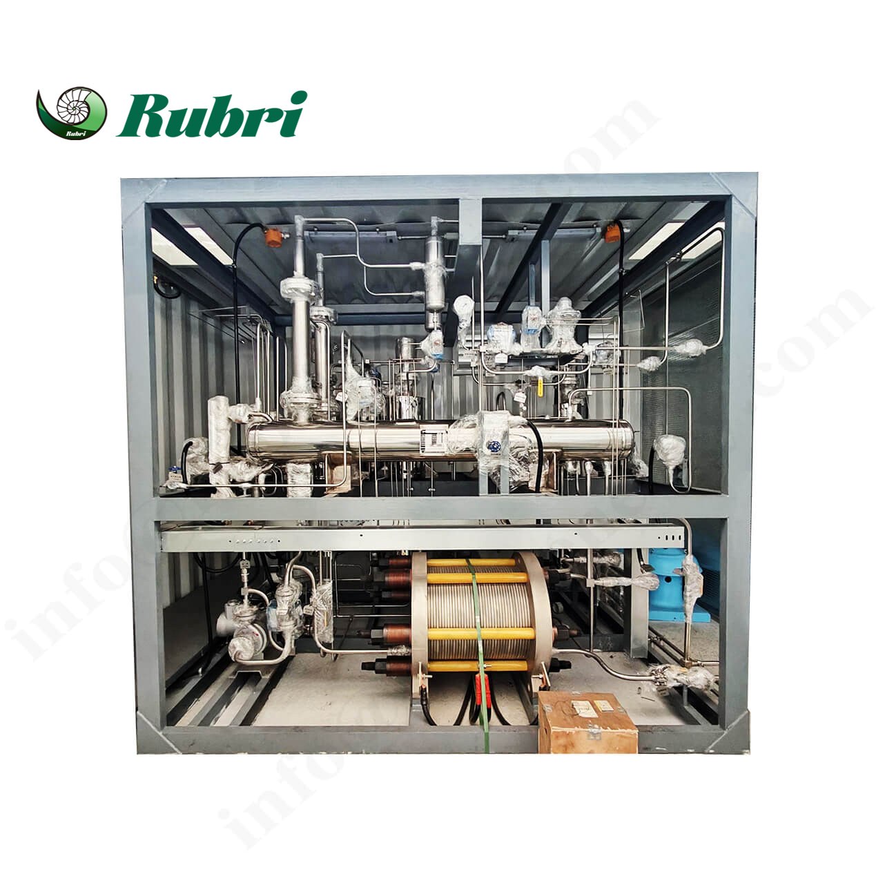 Électrolyseur d'hydrogène ALK 5 Nm³/h 25 kW, pile d'électrolyse de l'eau