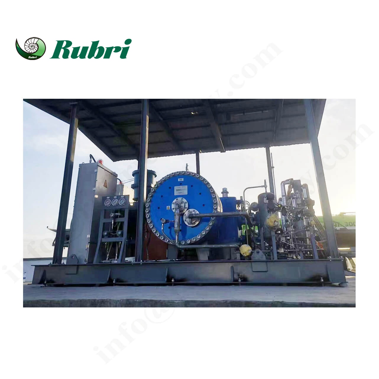 Compresseur d'hydrogène 1000 Nm3/h à débit moyen