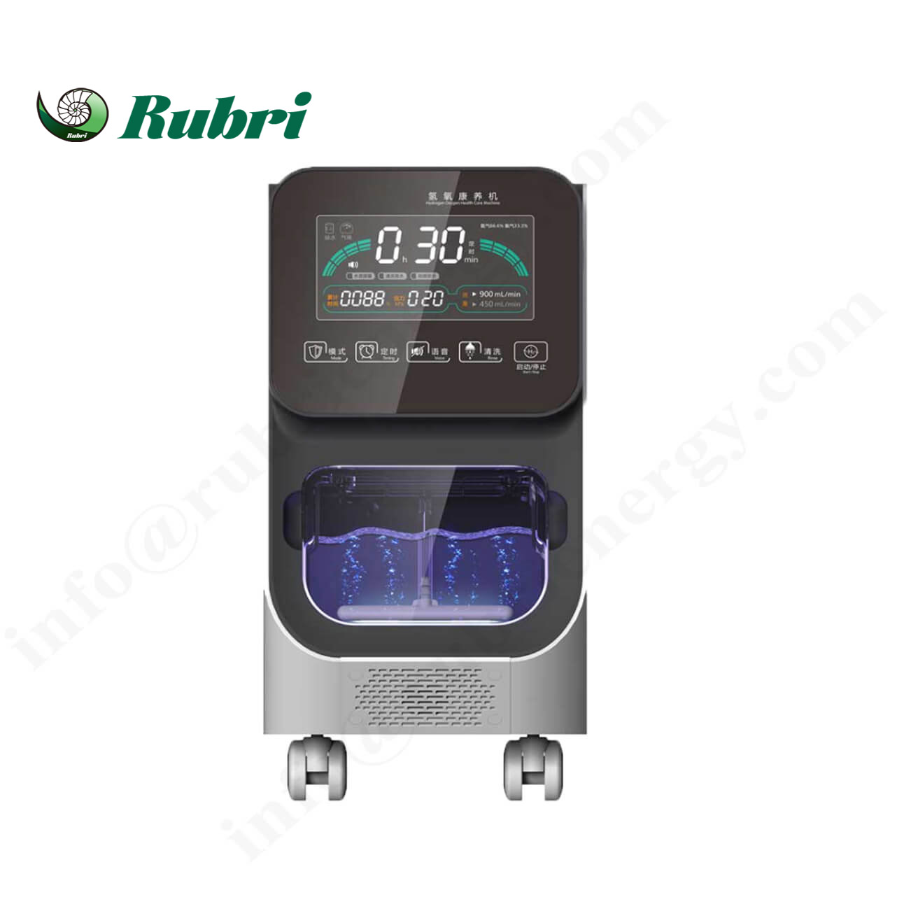 Machine d'inhalation d'hydrogène portable PEM à 99,99 %