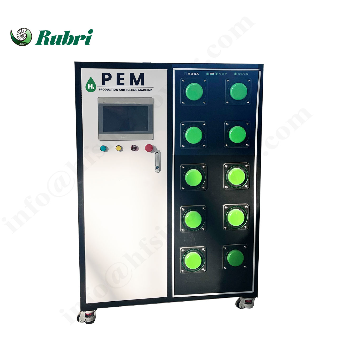 Machine de production et de remplissage de PEM de 0,5 Nm3/h
